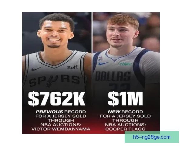 弗拉格首秀球衣破纪录百万成交